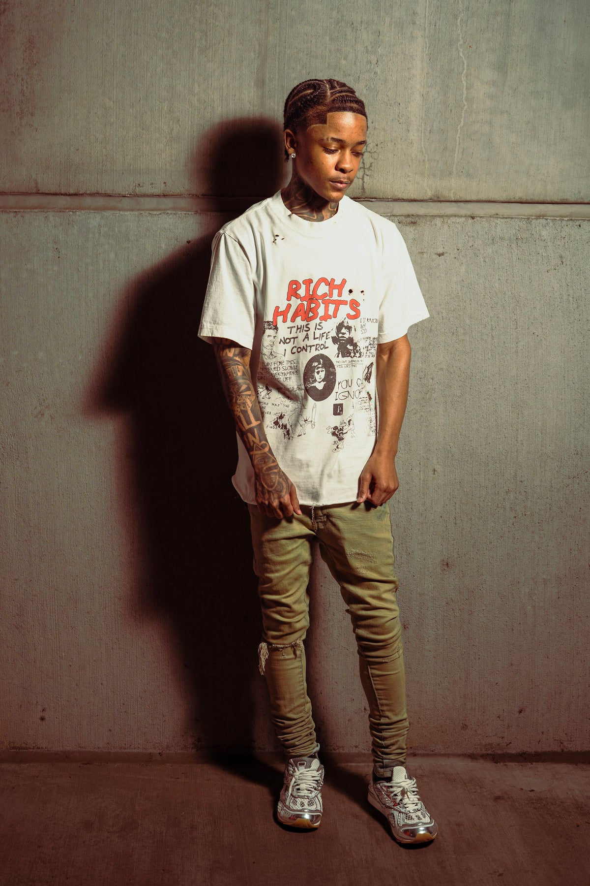 White chaos Tshirt